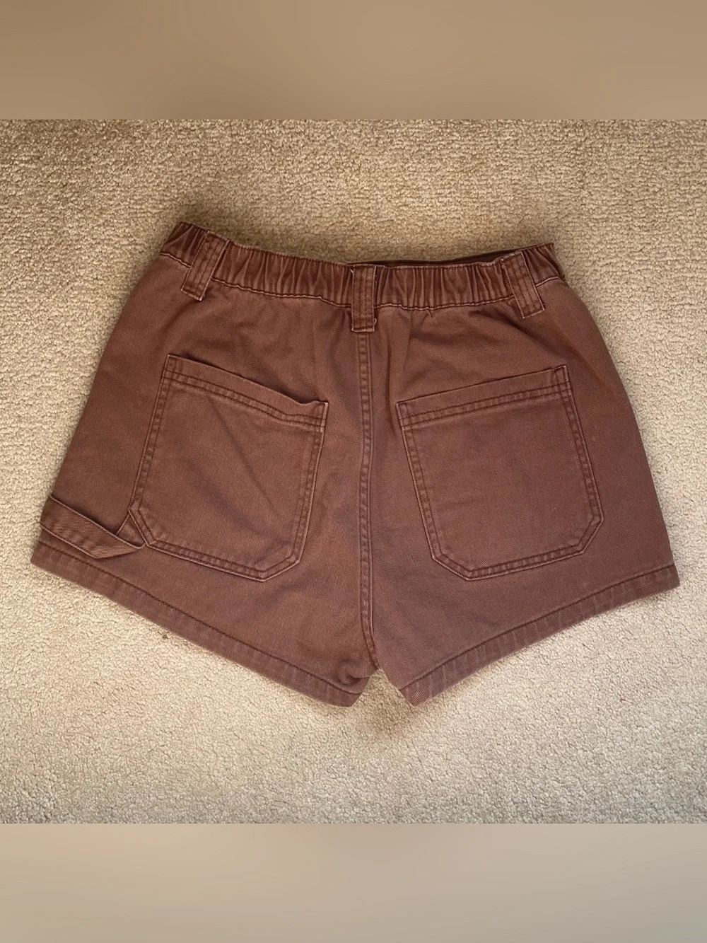 Wild Fable Brown Super High-Rise Utility Shorts, Size 6
